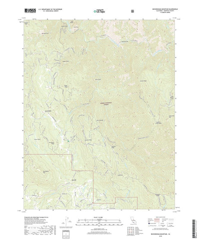 Buckingham Mountain, CA (2018, 24000-Scale) Preview 1