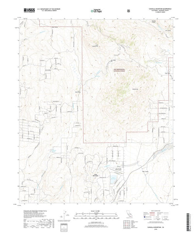 Cahuilla Mountain, CA (2018, 24000-Scale) Preview 1