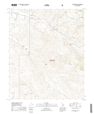 Blackburn Canyon, CA (2018, 24000-Scale) Preview 1