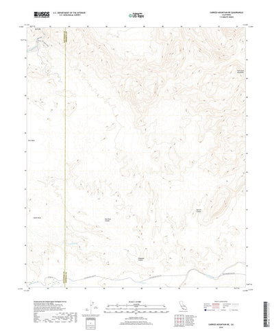 Carrizo Mountain NE, CA (2018, 24000-Scale) Preview 1