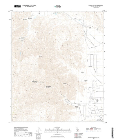 Borrego Palm Canyon, CA (2018, 24000-Scale) Preview 1