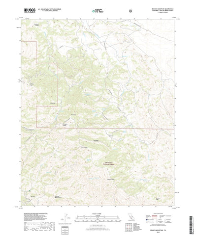 Branch Mountain, CA (2018, 24000-Scale) Preview 1