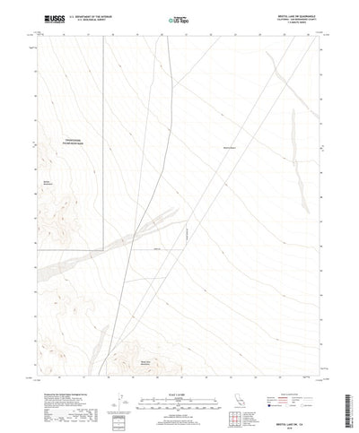 Bristol Lake SW, CA (2018, 24000-Scale) Preview 1