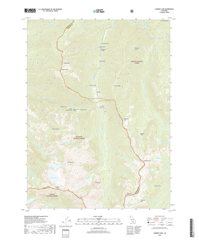 Caribou Lake, CA (2018, 24000-Scale) Preview 1