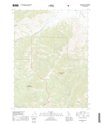 China Mountain, CA (2018, 24000-Scale) Preview 1