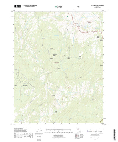 Cattle Mountain, CA (2018, 24000-Scale) Preview 1