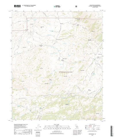 Butler Peak, CA (2018, 24000-Scale) Preview 1