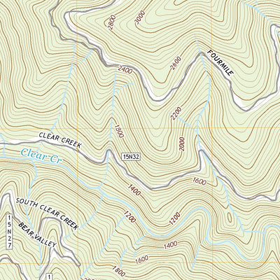 Clear Creek, CA (2018, 24000-Scale) Preview 3