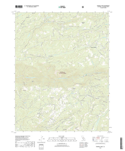 Crandall Peak, CA (2018, 24000-Scale) Preview 1