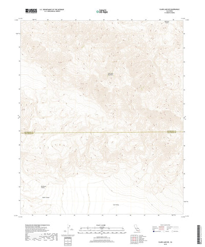 Clark Lake NE, CA (2018, 24000-Scale) Preview 1