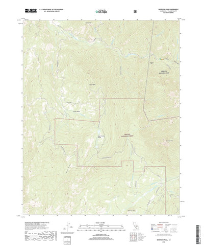 Dennison Peak, CA (2018, 24000-Scale) Preview 1