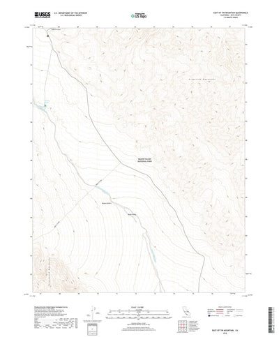 East of Tin Mountain, CA (2018, 24000-Scale) Preview 1