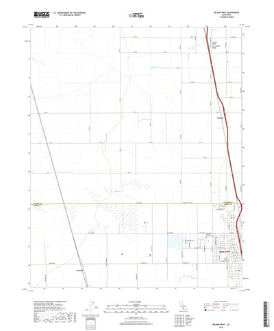Delano West, CA (2018, 24000-Scale) Preview 1