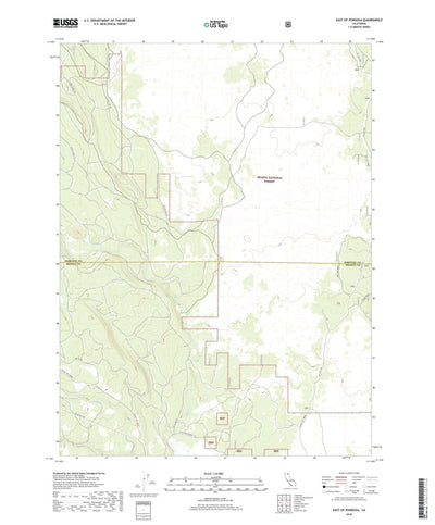 East of Pondosa, CA (2018, 24000-Scale) Preview 1