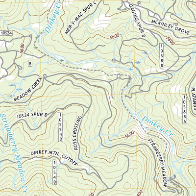 Dinkey Creek, CA (2018, 24000-Scale) Preview 3