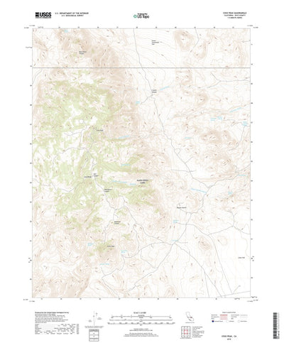 Coso Peak, CA (2018, 24000-Scale) Preview 1