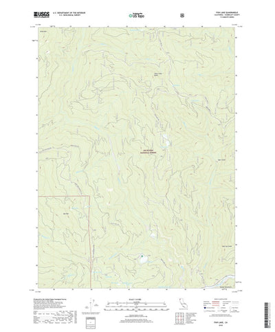 Fish Lake, CA (2018, 24000-Scale) Preview 1