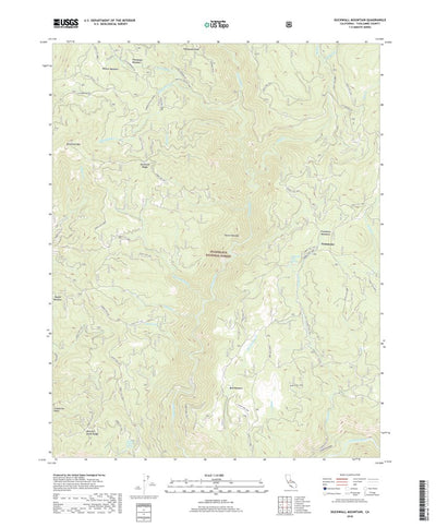 Duckwall Mountain, CA (2018, 24000-Scale) Preview 1