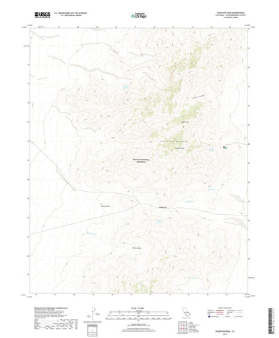 Fountain Peak, CA (2018, 24000-Scale) Preview 1