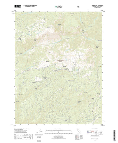 Duncan Peak, CA (2018, 24000-Scale) Preview 1