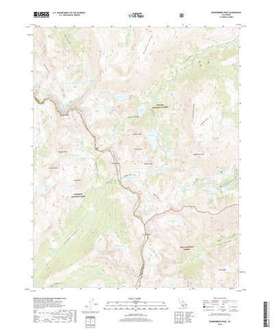 Dunderberg Peak, CA (2018, 24000-Scale) Preview 1
