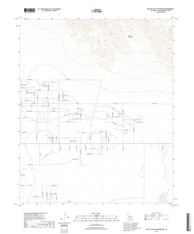 East of Valley Mountain, CA (2018, 24000-Scale) Preview 1