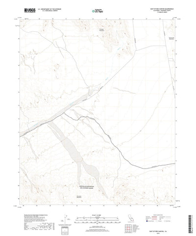 East of Red Canyon, CA (2018, 24000-Scale) Preview 1