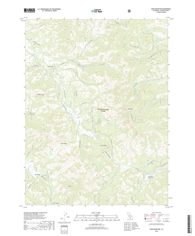 Dixie Mountain, CA (2018, 24000-Scale) Preview 1