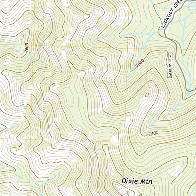 Dixie Mountain, CA (2018, 24000-Scale) Preview 3