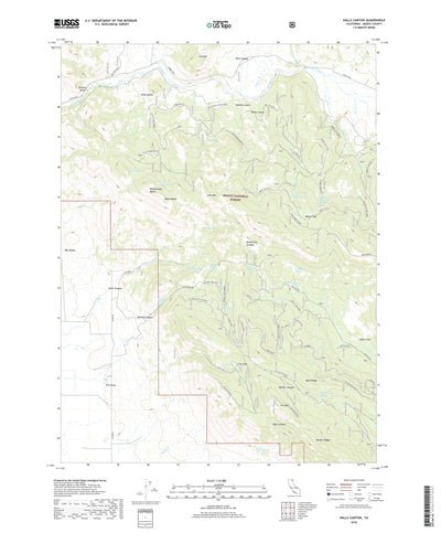 Halls Canyon, CA (2018, 24000-Scale) Preview 1