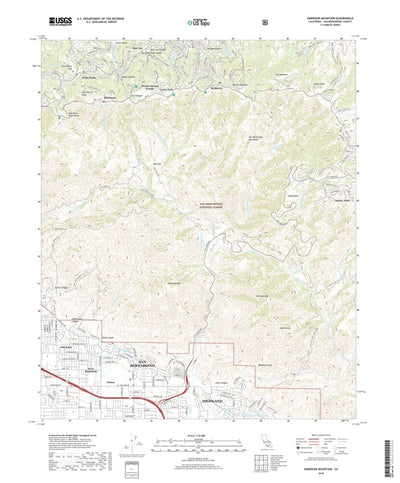 Harrison Mountain, CA (2018, 24000-Scale) Preview 1
