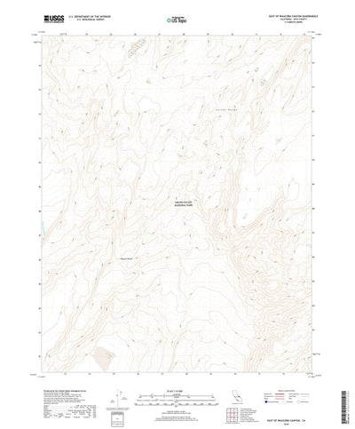 East of Waucoba Canyon, CA (2018, 24000-Scale) Preview 1