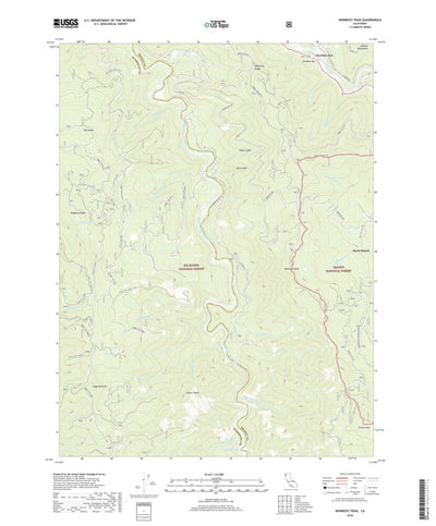 Hennessy Peak, CA (2018, 24000-Scale) Preview 1