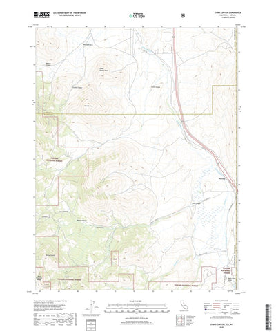 Evans Canyon, CA (2018, 24000-Scale) Preview 1