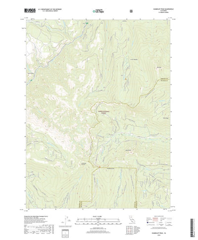 Humboldt Peak, CA (2018, 24000-Scale) Preview 1