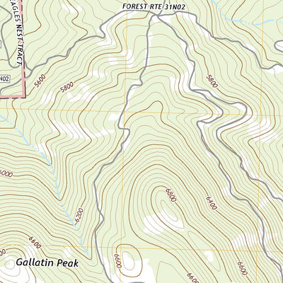 Gallatin Peak, CA (2018, 24000-Scale) Preview 3