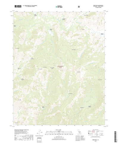 Kern Peak, CA (2018, 24000-Scale) Preview 1