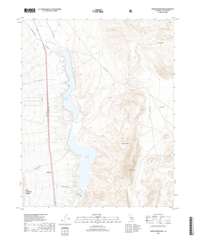 Haiwee Reservoirs, CA (2018, 24000-Scale) Preview 1