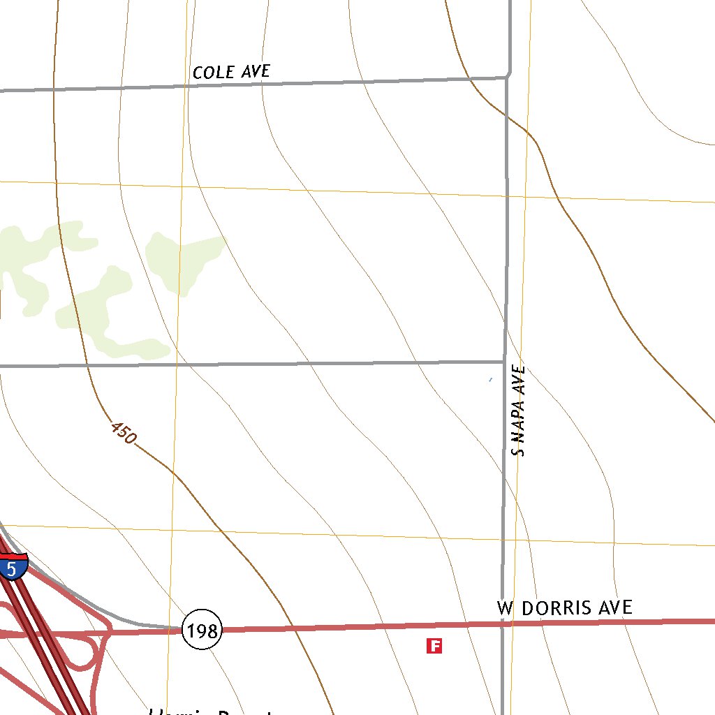 Harris Ranch, CA (2018, 24000-Scale) Map by United States Geological ...