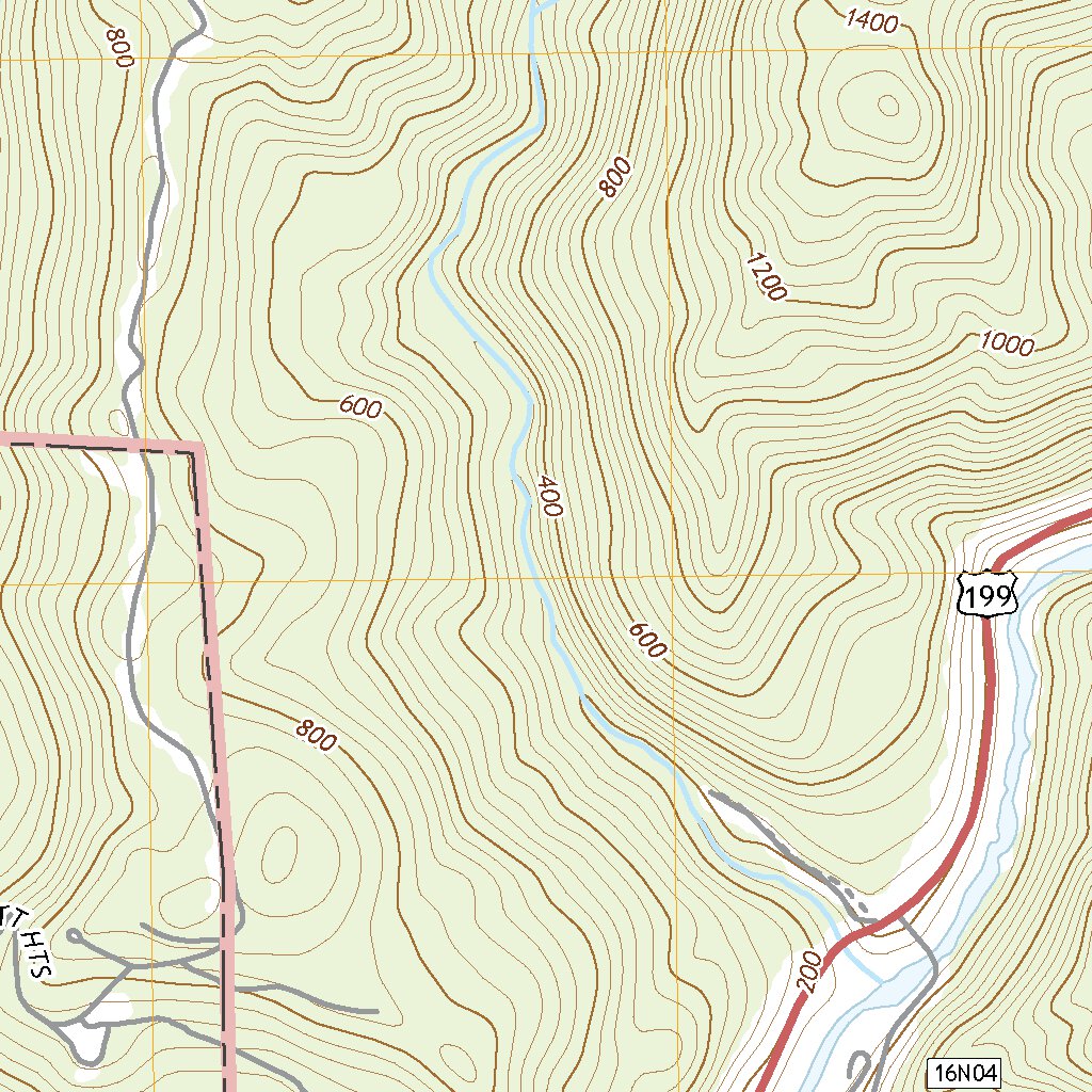 Hiouchi, CA (2018, 24000Scale) Map by United States Geological Survey