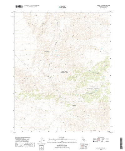 Jackass Canyon, CA (2018, 24000-Scale) Preview 1