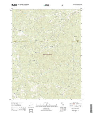 Kneecap Ridge, CA (2018, 24000-Scale) Preview 1