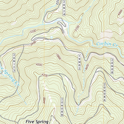 Kneecap Ridge, CA (2018, 24000-Scale) Preview 3