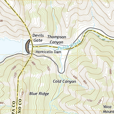 Monticello Dam, CA (2018, 24000-Scale) Preview 3