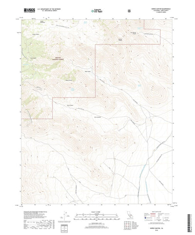 Horse Canyon, CA (2018, 24000-Scale) Preview 1