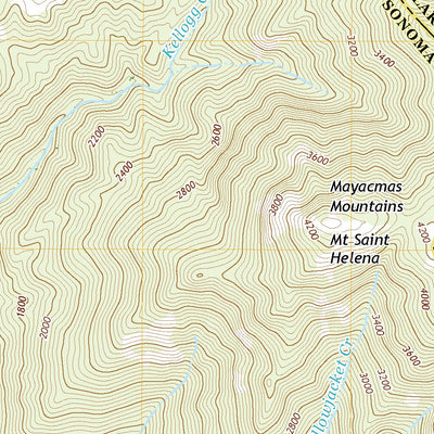 Mount Saint Helena, CA (2018, 24000-Scale) Preview 3