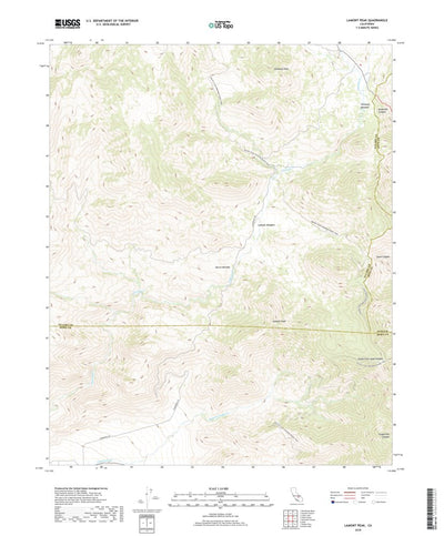Lamont Peak, CA (2018, 24000-Scale) Preview 1