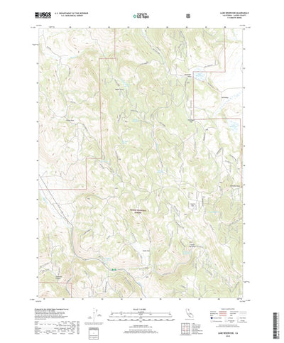 Lane Reservoir, CA (2018, 24000-Scale) Preview 1