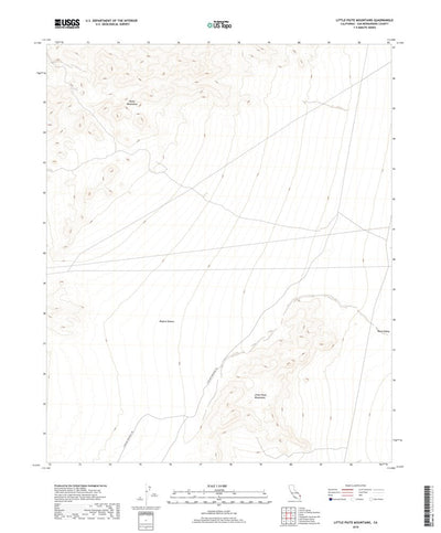 Little Piute Mountains, CA (2018, 24000-Scale) Preview 1