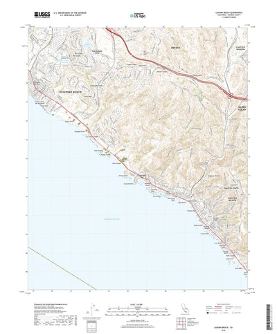 Laguna Beach, CA (2018, 24000-Scale) Preview 1